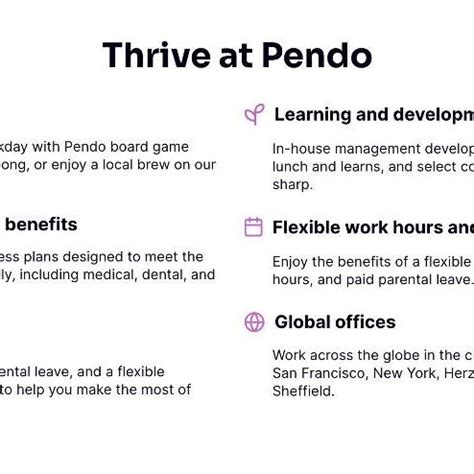 pendo benefits.